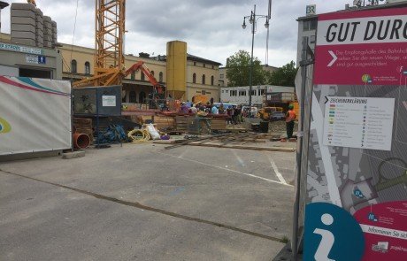 Monitoring Bahnhof Augsburg